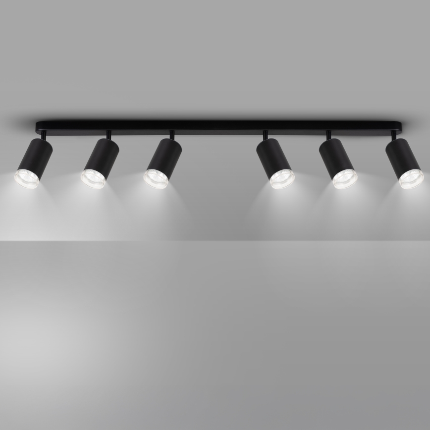 Brilagi - Spot łazienkowy SELE 6xGU10/30W/230V IP44 czarny