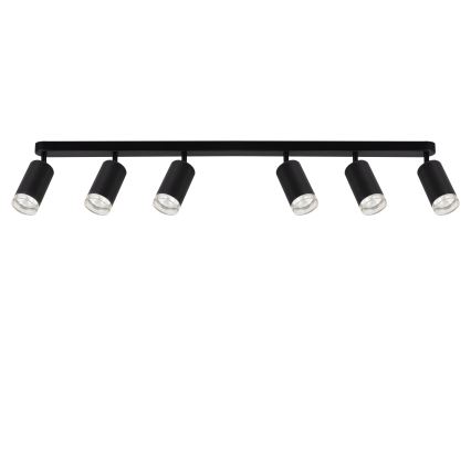 Brilagi - Spot łazienkowy SELE 6xGU10/30W/230V IP44 czarny