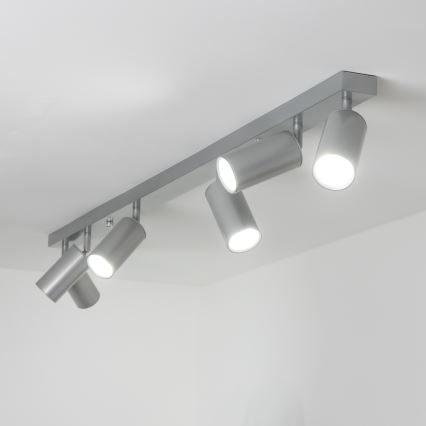 Brilagi - Spot łazienkowy SELE 6xGU10/30W/230V IP44 srebrny