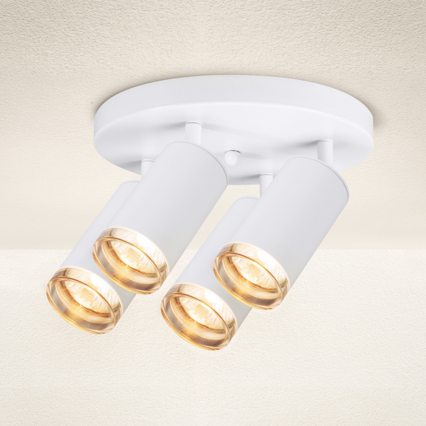 Brilagi - Spot łazienkowy SELE AQUA 4xGU10/30W/230V IP44 biały