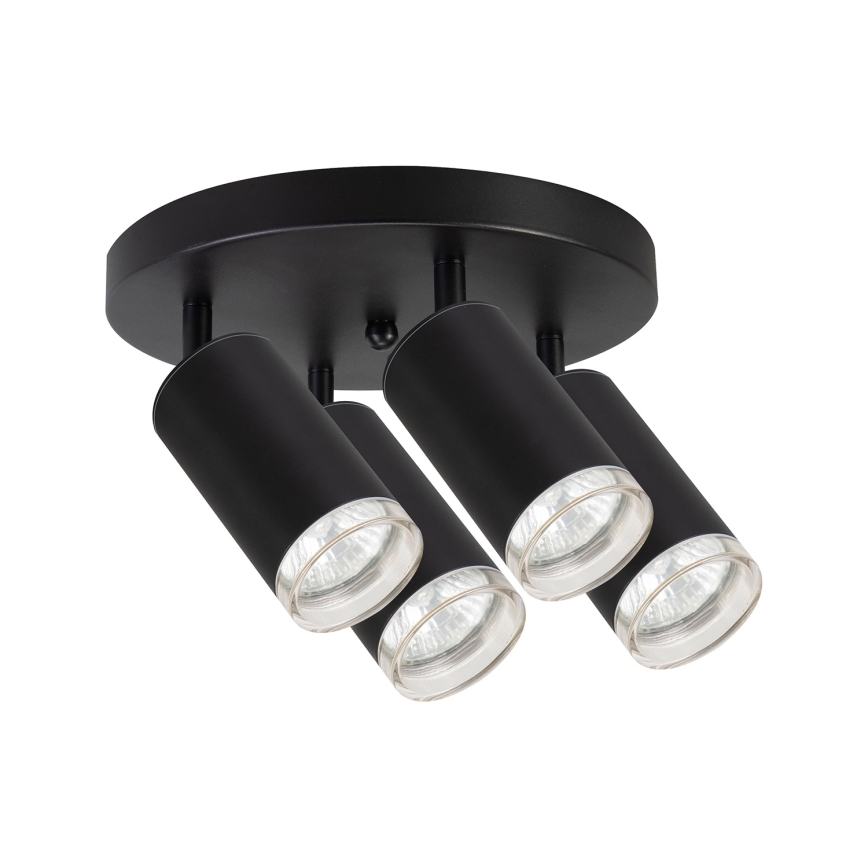Brilagi - Spot łazienkowy SELE AQUA 4xGU10/30W/230V IP44 czarny