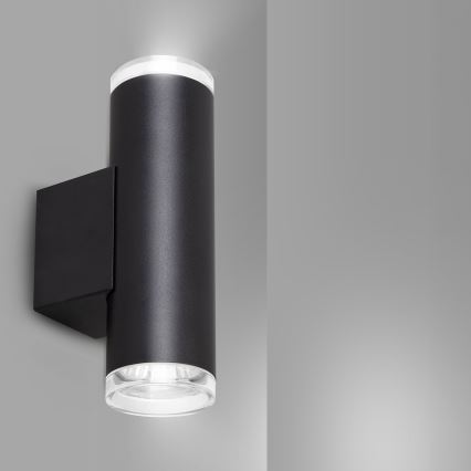 Brilagi - Oświetlenie punktowe naścienne do łazienki SELE AQUA 4xGU10/30W/230V IP44 czarny