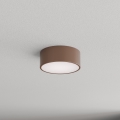 Brilagi - Sufitowa lampa łazienkowa z czujnikiem ruchu i zmierzchu CLARE 1xE27/24W/230V Ø 20 cm brązowa IP54