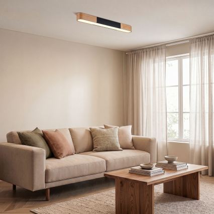 BRILAGI - Sufitowa oprawa natynkowa LED GARDALINE LED/100W/230V 80 cm dąb/czarny