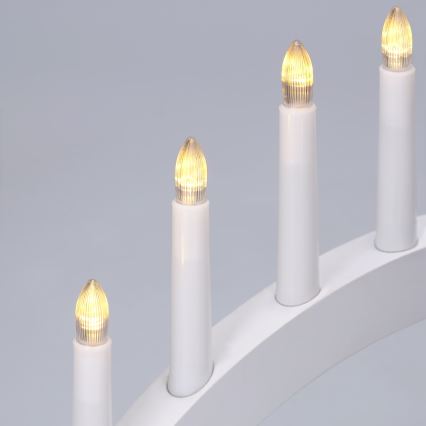 BRILAGI - Świecznik świąteczny LED 7xLED/2xAA biały