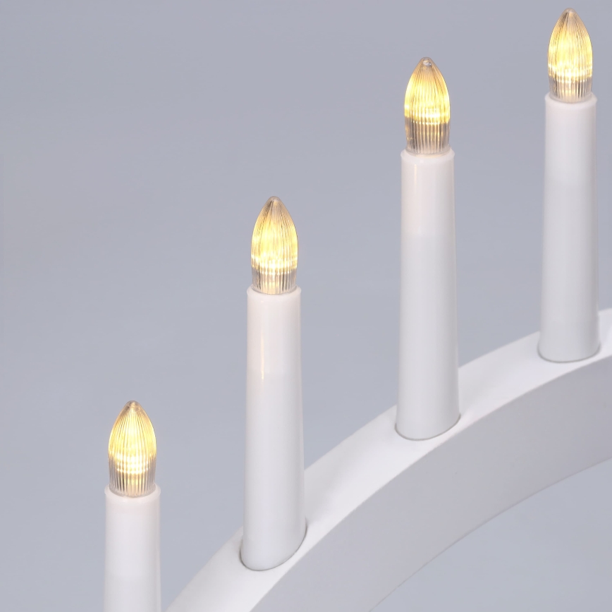 BRILAGI - Świecznik świąteczny LED 7xLED/2xAA biały