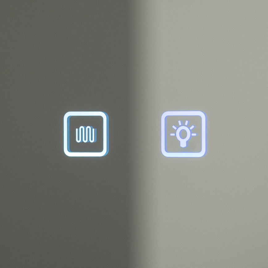 BRILAGI - Szafka łazienkowa z lustrem i podświetleniem LED AVOLA SINGLE 55x70 cm