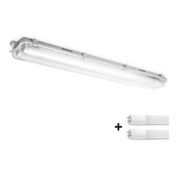 Brilagi - Techniczna, pyłoszczelna oprawa świetlówkowa LED OPTIMA T8 2xG13/9W/230V 4000K IP65 67,5 cm