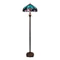 BRILAGI - Tiffany witrażowa lampa stojąca CORAL 2xE27/60W/230V