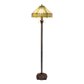 BRILAGI - Tiffany witrażowa lampa stojąca EMERALD 2xE27/60W/230V