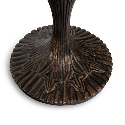 Brilagi - Tiffany witrażowa lampa stołowa FOLIA 1xE27/60W/230V