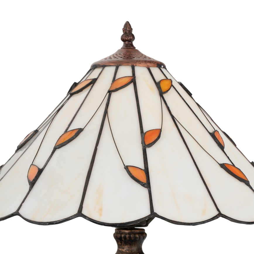 Brilagi - Tiffany witrażowa lampa stołowa FOLIA 2xE27/60W/230V