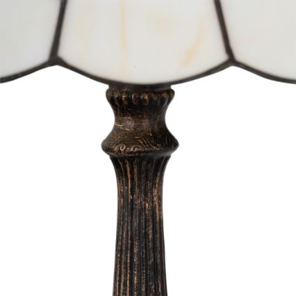 Brilagi - Tiffany witrażowa lampa stołowa FOLIA 2xE27/60W/230V