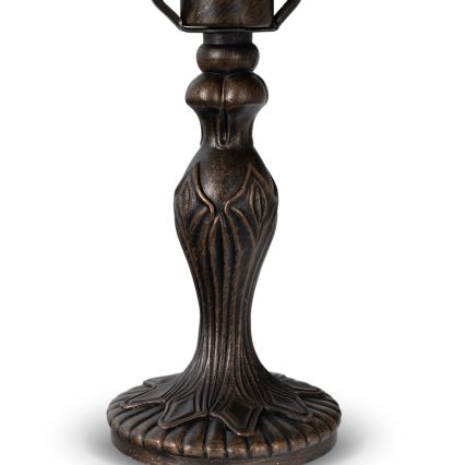 BRILAGI - Tiffany witrażowa lampa stołowa IVORY 1xE27/60W/230V