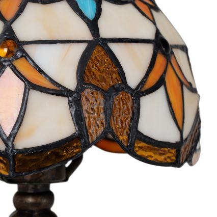 Brilagi - Tiffany witrażowa lampa stołowa MIRABELLA 1xE27/60W/230V