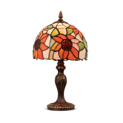 Brilagi - Tiffany witrażowa lampa stołowa SUNFLOWER 1xE27/60W/230V