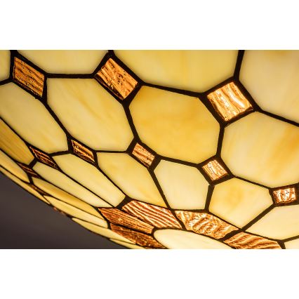 Brilagi - Tiffany witrażowa lampa sufitowa DORAN 2xE27/60W/230V