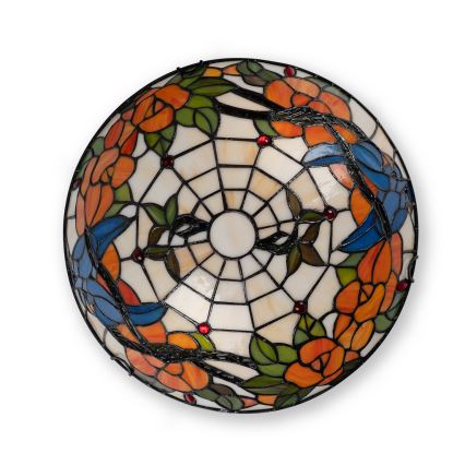 Brilagi - Tiffany witrażowa lampa sufitowa JUNGLE 2xE27/60W/230V śr. 40 cm