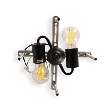 Brilagi - Tiffany witrażowa lampa sufitowa JUNGLE 3xE27/60W/230V, śr. 40 cm