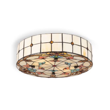 BRILAGI - Tiffany witrażowa lampa sufitowa MIRABELLA 2xE27/60W/230V śr. 40 cm