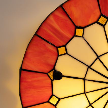 BRILAGI - Tiffany witrażowa lampa sufitowa SIENNA 2xE27/60W/230V śr. 40 cm