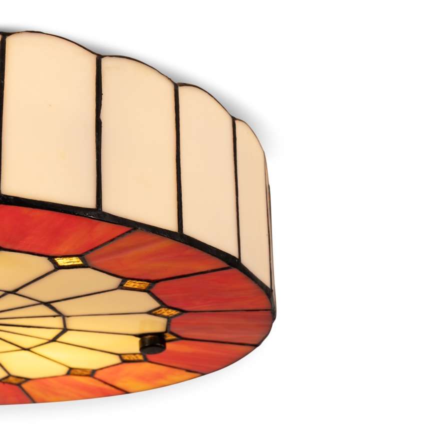 Brilagi - Tiffany witrażowa lampa sufitowa SIENNA 3xE27/60W/230V śr. 40 cm