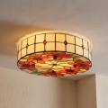 BRILAGI - Tiffany witrażowa lampa sufitowa SUNFLOWER 2xE27/60W/230V śr. 40 cm