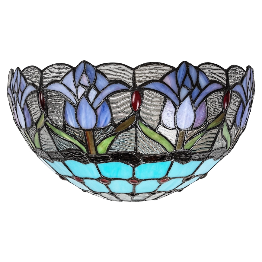 Brilagi - Tiffany witrażowy kinkiet LORAS 1xE14/40W/230V