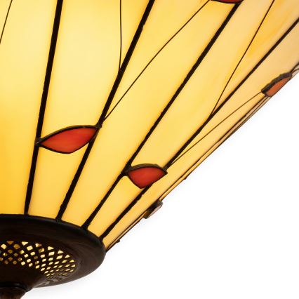 Brilagi - Tiffany witrażowy żyrandol na łańcuchu FOLIA 3xE27/60W/230V śr. 50 cm