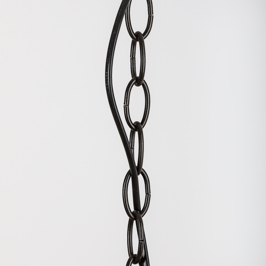 Brilagi - Tiffany witrażowy żyrandol wiszący na łańcuchu LUISA 2xE27/60W/230V