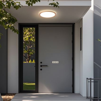 Brilagi - LED łazienkowy plafon ULTRA SLIM LED/18W/230V śr. 30 cm różowe złoto IP54