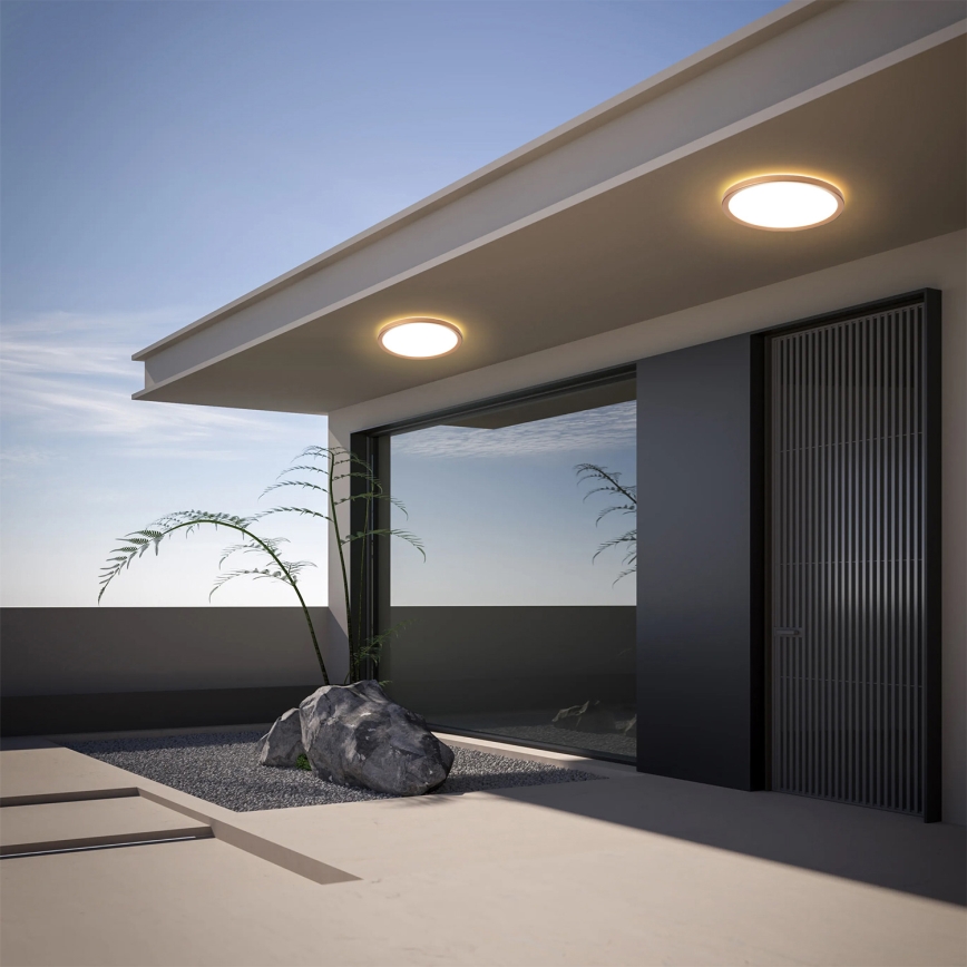 Brilagi - LED łazienkowy plafon ULTRA SLIM LED/18W/230V śr. 30 cm różowe złoto IP54