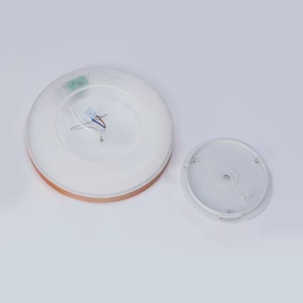 Brilagi - LED łazienkowy plafon ULTRA SLIM LED/18W/230V śr. 30 cm różowe złoto IP54