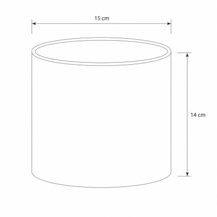 Brilagi - Uniwersalny klosz BOBO E27 śr. 15 cm biały/jednorożce