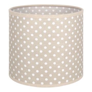 Brilagi - Uniwersalny klosz BOBO E27 Ø 15 cm beżowy w kropki
