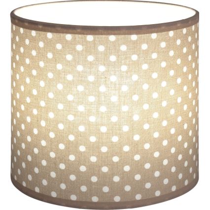 Brilagi - Uniwersalny klosz BOBO E27 Ø 15 cm beżowy w kropki