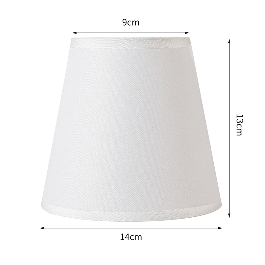 Brilagi - Uniwersalny klosz NUBILA E27 13x9 cm biały