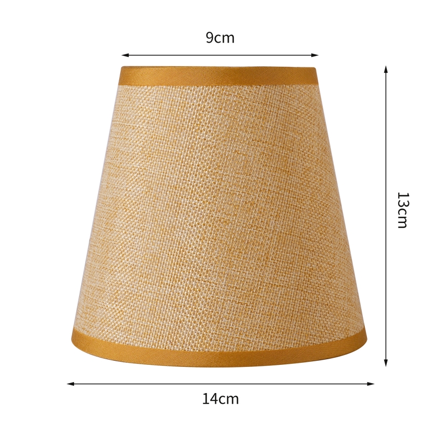 Brilagi - Uniwersalny klosz NUBILA E27 13x9 cm jasnobrązowy