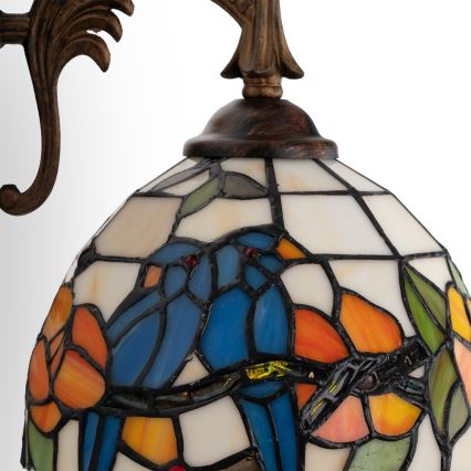 Brilagi - witrażowa lampa ścienna Tiffany JUNGLE 1xE14/40W/230V