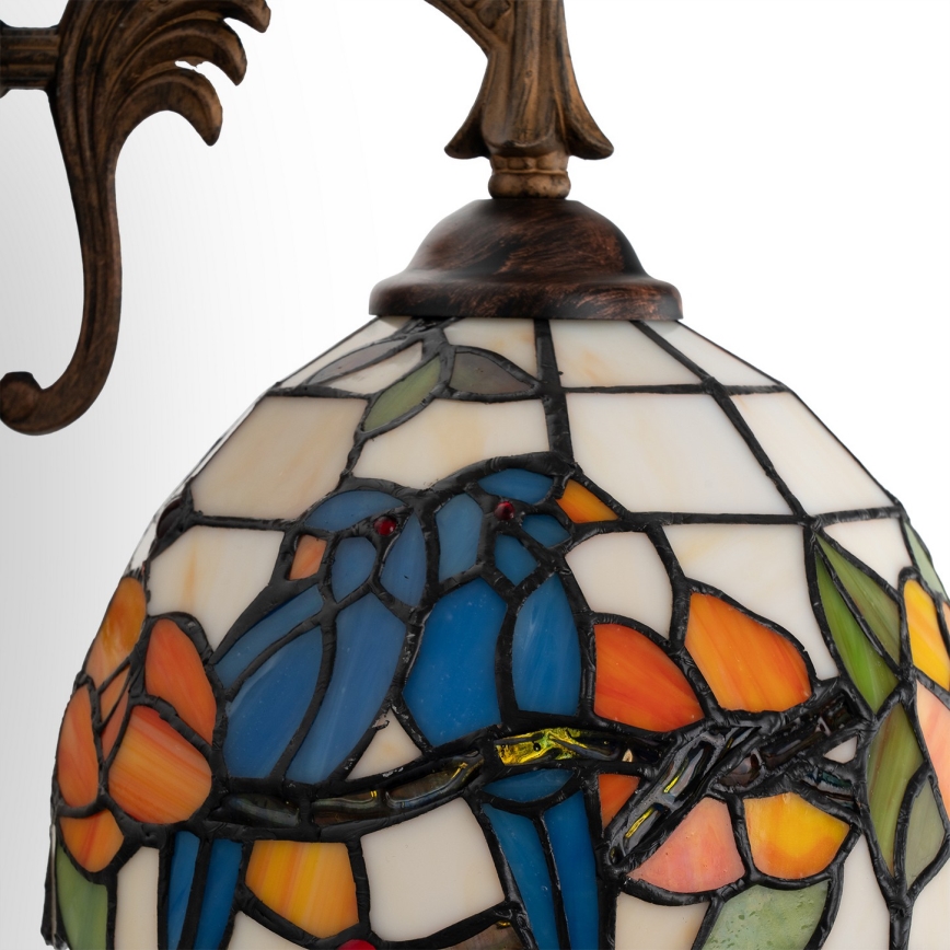 Brilagi - witrażowa lampa ścienna Tiffany JUNGLE 1xE14/40W/230V