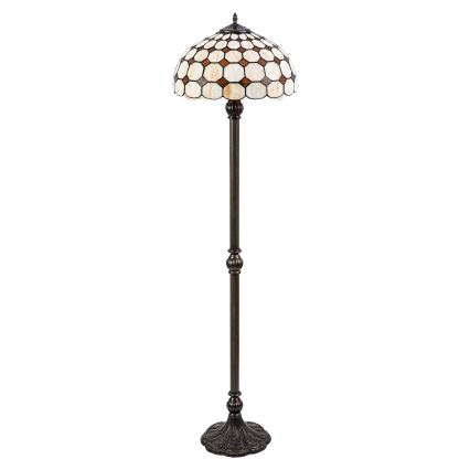 Brilagi - Witrażowa lampa stojąca Tiffany DORAN 2xE27/60W/230V