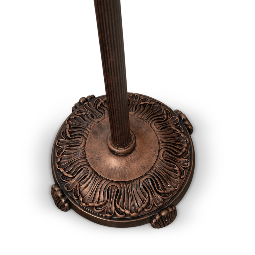 Brilagi - witrażowa lampa stojąca Tiffany FOLIA 2xE27/60W/230V