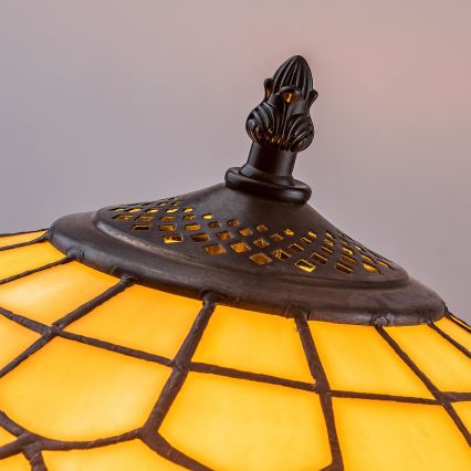 Brilagi - witrażowa lampa stojąca Tiffany MARGARET 2xE27/60W/230V