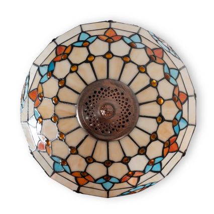 Brilagi - Witrażowa lampa stojąca Tiffany MIRABELLA 2xE27/60W/230V