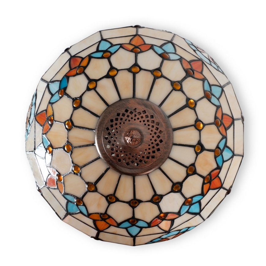 Brilagi - Witrażowa lampa stojąca Tiffany MIRABELLA 2xE27/60W/230V