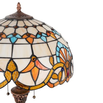 Brilagi - Witrażowa lampa stojąca Tiffany MIRABELLA 2xE27/60W/230V