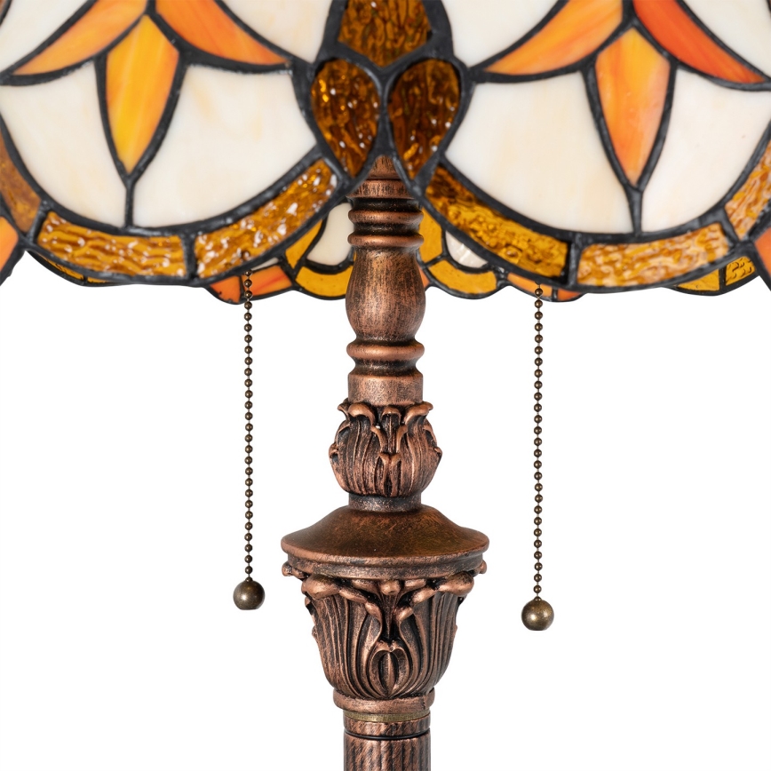 Brilagi - Witrażowa lampa stojąca Tiffany MIRABELLA 2xE27/60W/230V