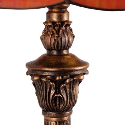 Brilagi - witrażowa lampa stojąca Tiffany SIENNA 2xE27/60W/230V