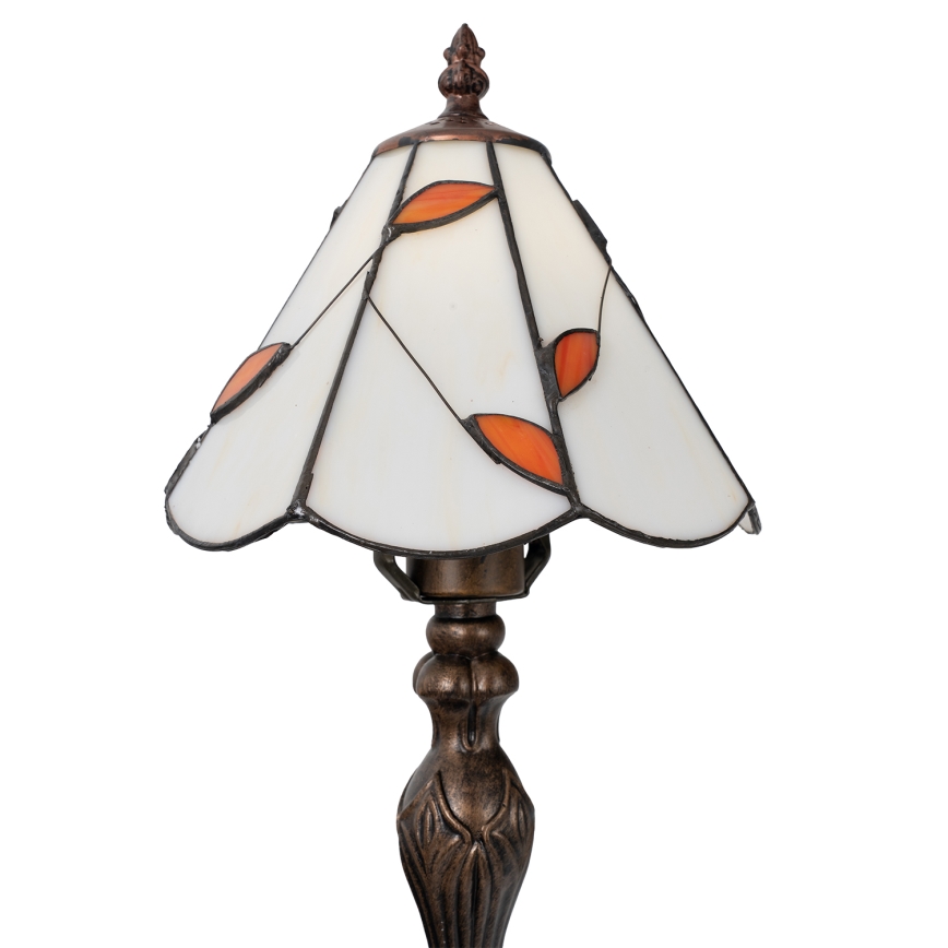 Brilagi - witrażowa lampa stołowa Tiffany FOLIA 1xE27/60W/230V