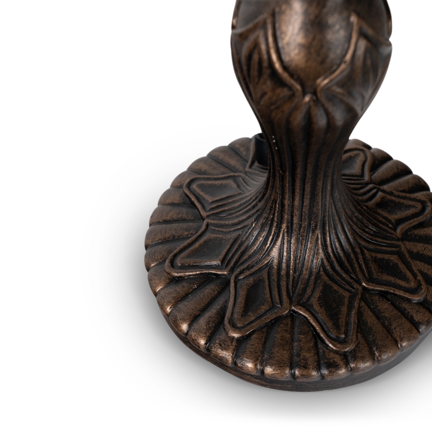Brilagi - witrażowa lampa stołowa Tiffany FOLIA 1xE27/60W/230V